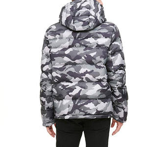 Men's <b>Jackets</b> Puffer <b>Jacket</b> For Men High Quality Lightweight Thermal <b>Padded</b> with Stand <b>Hooded</b> Collar Windproof Water Resistant - Product Image 3