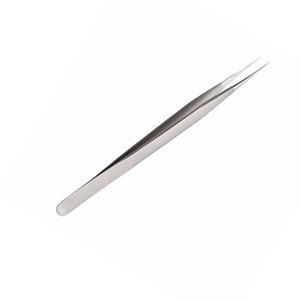 Pince à cils personnalisée de marque privée pointes en fibre volume droit pointe en fibre pince à épiler d'extension de cils personnalisée - Product Image 6