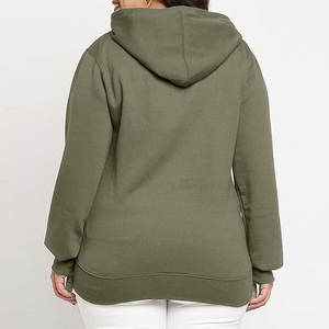 Sudadera con capucha de lana de algodón hecha a medida para mujer, Material suave, Color personalizado para otoño, viaje callejero, insignia 2026 - Product Image 4