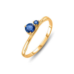Bold Beam Gold-Plated <b>Moon</b> Cluster <b>Ring</b> for Her Princess Cut Fashion Jewelry - Product Image 4
