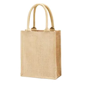 50PCS Burlap Bags with Drawstring Gift Jute bags Included Cotton Lining