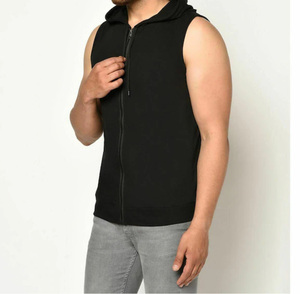 Top Vente Votre Propre logo Nouveau Style Unique Style GYM À Capuche Client Bas Prix Gym Sans Manches Hoodies Hommes - Product Image 6