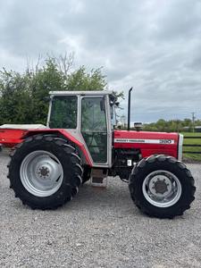 Tractor Agrícola Massey Ferguson 390 Usado de 100HP con Transmisión de Engranajes y Bomba - Product Image 2