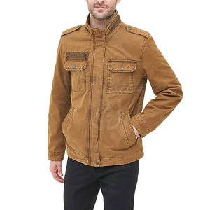 Venta al por mayor chaquetas de mezclilla de encargo de los hombres ropa de abrigo de algodón azul clásico, OEM/ODM Fabricación, chaqueta de invierno de ajuste regular de los pantalones vaqueros - Product Image 3