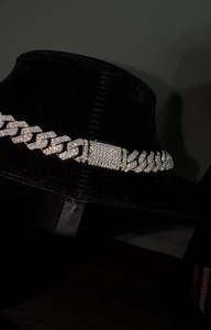 Chaîne cubaine Iced Out en argent sterling 925, style hip-hop de luxe, avec diamants Moissanite VVS, pour homme, idéale pour les soirées - Product Image 3