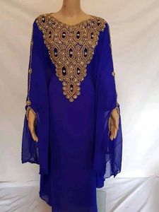 Dubai farasha kaftan hermoso caftán rojo musulmán tradicional caftán cuentas de piedra trabajo manual kaftan diseño marroquí kaftan2024 - Product Image 2