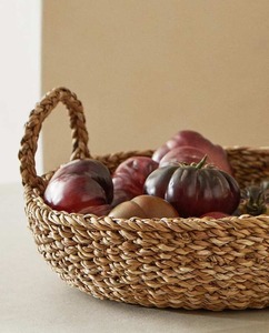 Eco-Friendly Foldable <b>Collapsible</b> Vintage Paper <b>Storage</b> Basket Multifunction Design Bowl Shape for Home Sundries Organization - Product Image 1