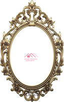 Miroir encadré pour la décoration du salon et de la chambre à coucher, best-seller, or français décoratif