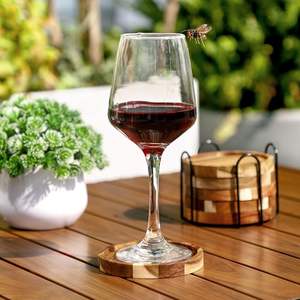 Vente en gros de sous-verres modernes et antidérapants en bois massif pour la maison, le bureau ou le restaurant. - Product Image 3