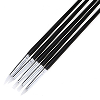 Pinceau de précision pour nail art, stylo de gravure, outil de modelage, crayon DIY personnalisé, manche en plastique et métal de haute qualité