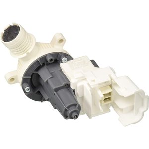 Pompe de vidange d'eau en plastique neuve W10919003 d'origine OEM pour machines à laver, alimentation manuelle - Product Image 1