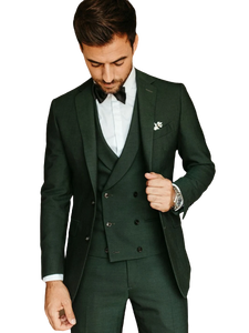 New Custom Trending Wholesale Business <b>Suits</b> Plus Size 3-Pieces Men's Slim Fit Tuxedo Pant <b>Suit</b> Set 100% Polyester Pant Coats - Product Image 5