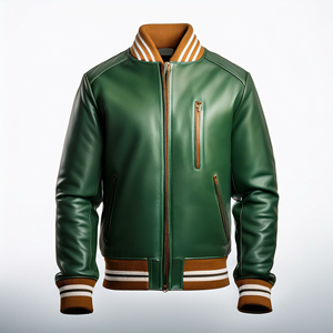 Logotipo personalizado 100 poliéster mujeres baloncesto Varsity Letterman chaqueta hombres negro sobre negro - Product Image 4