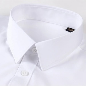 เสื้อคอตตอนของผู้ชายแบบธรรมดาเสื้อคอปกตั้งระบายอากาศได้ระดับพรีเมียมเสื้อลำลองคุณภาพเยี่ยม100% - Product Image 4