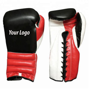 Guantes de Boxeo Profesionales de Cuero Genuino, Diseño Personalizado, Impermeables, Ajustables, Unisex, Tallas 8oz 12oz 16oz - Product Image 2