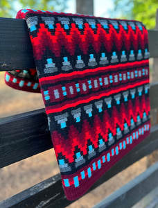 Manta de Lana Hecha a Mano para Silla de Montar de Caballo de Exhibición Estilo Western con Diseño de Nueva Zelanda, Almohadilla Superior para Silla de Montar de Lana, Varios Tamaños - Product Image 3