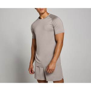 Camiseta de Manga Corta para Hombre, Cuello Redondo, Ajustada, de Secado Rápido, Verde, Tejido de Poliéster, Informal, Trackstar, Marca Privada OEM, TSI-G05-P0284 - Product Image 6