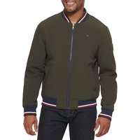 2025 hommes léger imperméable Bomber veste col montant haute rue Style formel hiver vêtements d'extérieur OEM conception personnalisée