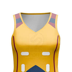 Uniforme de netball professionnel fabriqué au Pakistan, meilleure qualité, dernier design avec logo personnalisé, uniforme de netball pour femmes - Product Image 5