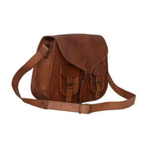 Vente en gros Sac à bandoulière en cuir véritable 100% fait à la main pour femmes et filles - Product Image 5