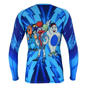 Logotipo personalizado fabricante sublimación impresa Bjj Rashguard Rash Guard manga larga Mma camisas para hombres - Product Image 6