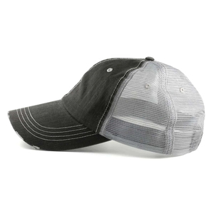 Casquettes délavées en coton avec logo brodé personnalisé, 6 panneaux, style décontracté, pour le sport et les activités de plein air - Product Image 3