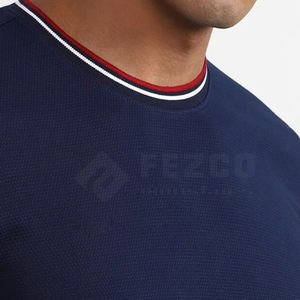 T-shirt léger pour homme en polyester/coton respirant à séchage rapide, nouvelle mode, pour usage extérieur, motif lettres personnalisable, tricoté - Product Image 5