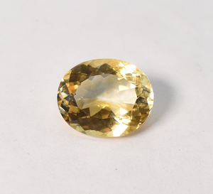 ซิทรินธรรมชาติ ซิทรินทรงรีเหลี่ยมเพชรพลอย, 15X12X7 มม., 7.76 กะรัต, พลอยสีเหลืองสำหรับทำเครื่องประดับ, แหวนเงิน - Product Image 4