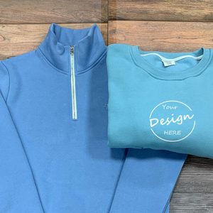 Hombres al por mayor personalizado hombre 1/4 cremallera Golf Stand Collar pullover sudadera Oversize algodón Sudadera con capucha cuarto media cremallera sudadera hombres - Product Image 2