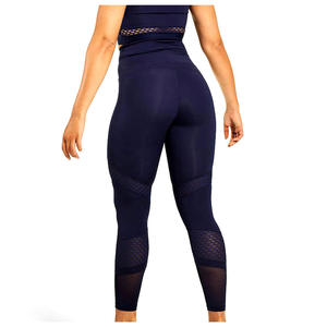 Pantalon de yoga taille moyenne avec logo personnalisé OEM pour femmes design solide Fitness Gym tenue décontracté fermeture à taille élastique-XS Push vente en gros - Product Image 6