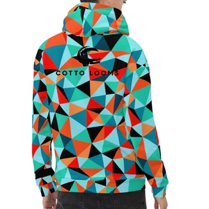 Sweats à capuche pour hommes respirant couleur unie taux d'usine pull polaire coton mélangé premium nouveauté haute qualité mode - Product Image 6