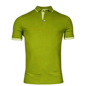 Polo Homme de Haute Qualité Coupe Slim Front Golf Sportswear Polo de Golf 100% Coton Tissu Chemise Design Personnalisé - Product Image 6