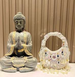 Mode traditionnelle Batua sac pour femmes indien ethnique mariage fête sac à main Potli gland perlé gros exportateurs inde - Product Image 2