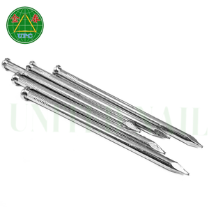 3.7 pouces en acier brillant fer clou à carreaux tête Style lisse tige Type pour la Construction de bâtiments en bois prix compétitif Vietnam - Product Image 1