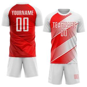 Camiseta de fútbol personalizable de alta calidad tailandesa, ropa deportiva de entrenamiento, uniforme con nombre de Club, Impresión de logotipo, camisetas de fútbol al por mayor - Product Image 6