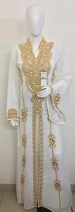 India fabricante directo de moda australiana 2025 islámico Maxi Abaya vestido señoras largo caftán Eid Party Club Wear recién
