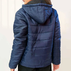 New Arrival Breathable <b>Jacket</b> Spring and Autumn Zipper Hooded Puffer <b>Long</b>-sleeved Custom Design Puffer <b>Jacket</b> - Product Image 5