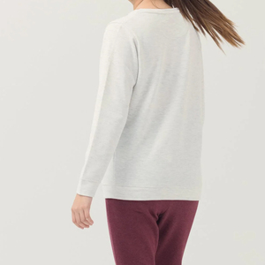 Sudaderas de algodón de nuevo diseño para mujer, ropa informal para mujer, sudaderas de moda, sudadera de algodón de gran tamaño transpirable sólida para mujer - Product Image 5