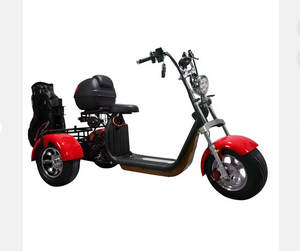*Empacado y listo para usar* Scooter eléctrico Citycoco de 3 ruedas y 2000w con neumáticos gruesos - Product Image 1