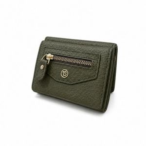 กระเป๋าสตางค์หนังวัวญี่ปุ่นแบบพับสามตอนขนาดเล็กกะทัดรัด - Product Image 1