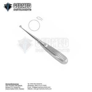 Sialkot Pakistán Fabricante Proveedor Best Seller Acero inoxidable Bruns Hueso Curetas Recto 23cm Por GERMED ENTERPRISES - Product Image 6