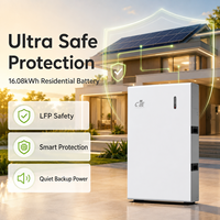 Batterie LiFePO4 divisée CFE-WL-16 16 kWh 51,2 V 314 Ah, plus de 6000 cycles, CAN, pour stockage d'énergie solaire hybride domestique à usage résidentiel