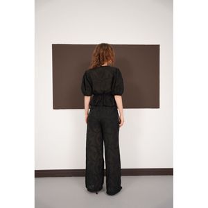 เสื้อคลุมผ้าโปร่งปักลายผูกด้านหน้า ขายส่ง - [object Object] - Product Image 5