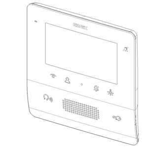 Vimar Video <span class=keywords><strong>intercom</strong></span> 7558 loa ngoài với miễn phí TAB và 4.3 LCD hiển thị màu hai-dây phát sóng hệ thống <span class=keywords><strong>intercom</strong></span> - Product Image 2