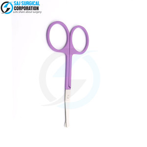 Tijeras para cutículas de acero inoxidable ligeras de nuevo diseño 2025, hoja recta, precio al por mayor - Product Image 4