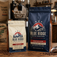 Sacs à café personnalisés AT PACK avec impression, pochettes à fond plat, 12oz 5lb pour torréfacteurs de café aux États-Unis avec emballage logo