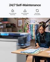 Nueva Impresora DTF A3 de Alta Velocidad XTool para Camisetas, Paquete con Dos Cabezales de Impresión I1600, Horno Agitador, Impresora de Inyección de Tinta Portátil Semiautomática