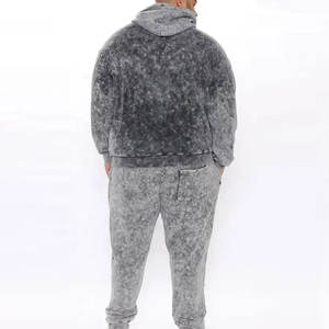 Survêtement pour homme en lavage à l'acide, écologique, prix bas, couleur unie, logo personnalisé, nouveau style tendance, meilleur style, survêtement pour homme en lavage à l'acide - Product Image 1