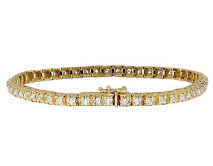 Iced Out Moissanite Diamond Tennis Bracelet para mujer en S925 Sterling Silver Elegant Party Bracelet - Product Image 3