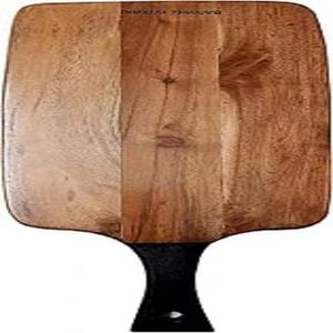 Solid Natural Thick Acacia Wood Chopping <b>Block</b> Handle Black Walnut Wooden Tray for Food Serving Cutting <b>Blocks</b> <b>Roll</b> <b>Bags</b> Product - Product Image 5